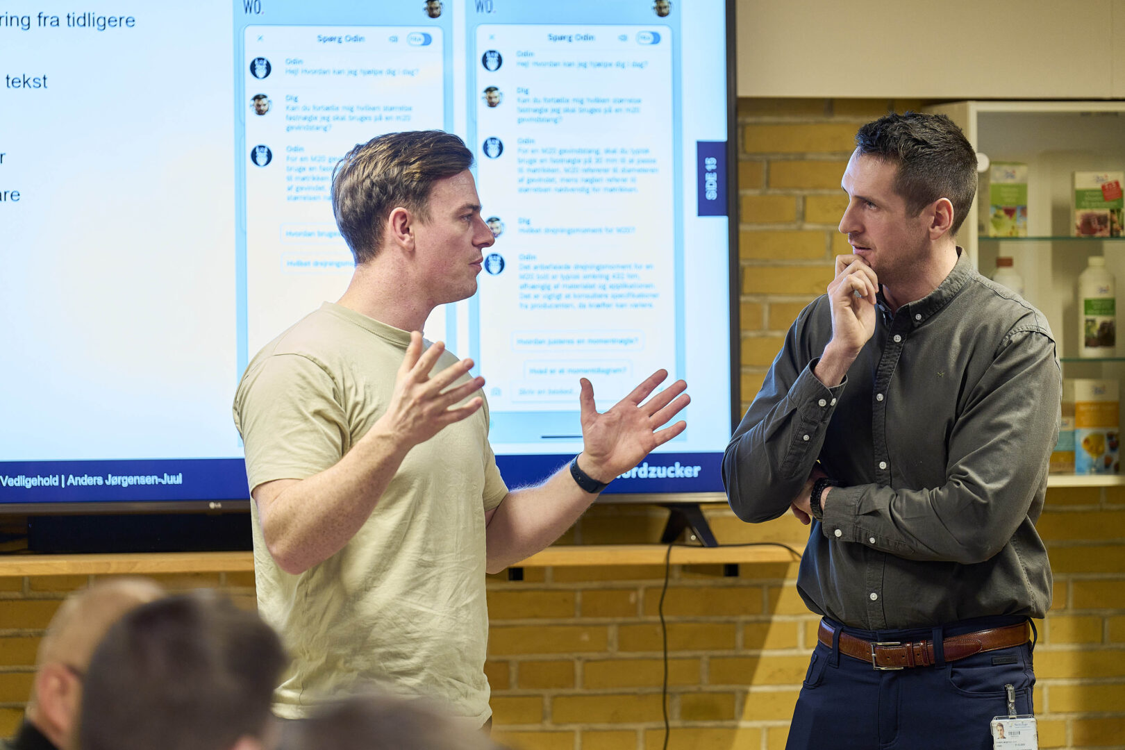 Bo Stig fra Neurospace (tv.) Anders Jørgensen-Juul fra Nordic Sugar har arbejdet tæt sammen på Project OWLS de sidste godt to år.